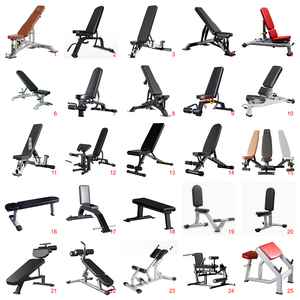 Panca per Pesi per Palestra Domestica, Panca Regolabile e Pieghevole, Panca Multifunzione per Allenamento, Panca per Sollevamento Pesi, Sit-up, Inclinata, Piatta, Declinata - Product Image 1