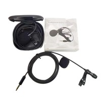 Mikrofon USB C 1.5M 3.5mm, mikrofon untuk DJI MIC Rode Vlog wawancara Streaming kamera rekaman Audio profesional