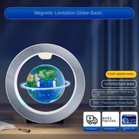 Ornements de globe terrestre Maglev en ABS moulé par injection, style luxe moderne haut de gamme, grandes décorations créatives pour salon, bureau et meuble TV