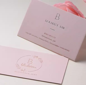 Biglietti di Auguri di Alta Qualità con Logo Personalizzato, Stampa su Carta con Goffratura e Lamina, Biglietti di Ringraziamento, <span class=keywords><strong>Cartoline</strong></span> - Product Image 5