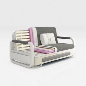 Sofá <span class=keywords><strong>Cama</strong></span> Multifuncional para Spa y Salón, con Almacenamiento, Diseño <span class=keywords><strong>Patchwork</strong></span>, Protector y Funcional - Product Image 2