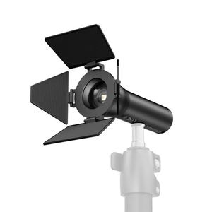 Pour SmallRig RF 05B – Lampe vidéo LED portable avec zoom, projecteur photo, barndoors à 4 volets, snoot, filtre Gobo RGB bicolore - Product Image 4