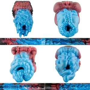 Juguetes sexuales de silicona para entrenamiento de pene con diseño de boca de animal, masturbadores masculinos de fantasía, estimulador de pene para hombres, vagina de bolsillo para adultos - Product Image 2