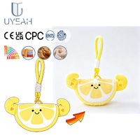 UYEAH OEM/ODM Op Maat Ontworpen Mini Cartoon Fruit Pluche Sleutelhanger Pop Zacht Pluche Dierenfiguur Pluche Speelgoed Sleutelhanger Cadeau Hangtas