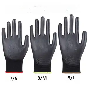 Shuoya Good Price Antistatic Hand Hardy Polyurethane Coated Nylon Work Gloves Pu Glove