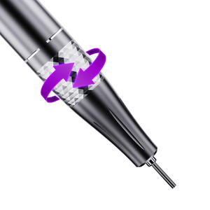 プロ仕様のUSBコードレスネイルドリルマシン、低騒音、回転速度調整、クリスタルノブ、精密ネイル、ペディキュア - Product Image 3