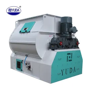 YUDA 4t/batch double shaft paddle mixer for pig goat cow feed