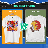 Untuk Printer DTF Eco Tinta Pigmen Otomatis dengan Head I3200 untuk Transfer Kaos, Film PET 60cm Tanpa Bubuk