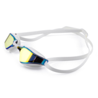 Lunettes de natation de piscine de sport personnalisées pour adultes Lunettes de natation professionnelles à lentille miroir en silicone écologique