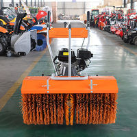 Souffleuse à neige autoportée à transmission intégrale, balayeuse et déneigeuse, moteur essence Loncin 420cc 15HP avec brosse de 110cm