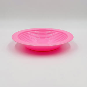 Platos <span class=keywords><strong>de</strong></span> Melamina Rosa <span class=keywords><strong>de</strong></span> Grado Comercial, Profundos para Sopa, para Buffets <span class=keywords><strong>de</strong></span> Hotel y Catering - Product Image 2