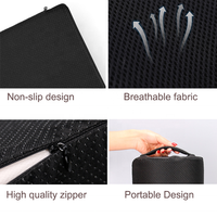 Repose-pieds de bureau réglable coussin de bureau ergonomique oreiller en mousse à mémoire de forme antidérapant sous la table soutien demi-cylindre oreiller de jambe