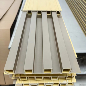 Hiện đại cao cấp chống cháy wallboard với <span class=keywords><strong>CE</strong></span> chứng nhận <span class=keywords><strong>WPC</strong></span> tường ốp cho nền và phòng tắm không thấm nước rãnh - Product Image 3