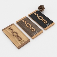 Plaque de numéros de porte en bois personnalisée pour villa, appartement, hôtel - Résistante à l'eau