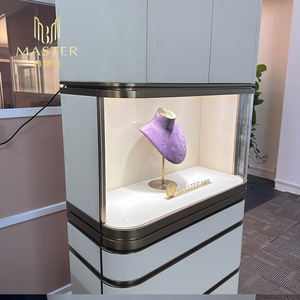 <span class=keywords><strong>Vitrina</strong></span> de Exhibición de Vidrio Económica MASTER para Joyería, Estilo Vertical, 80*31*211 cm, Gabinete Alto - Product Image 6