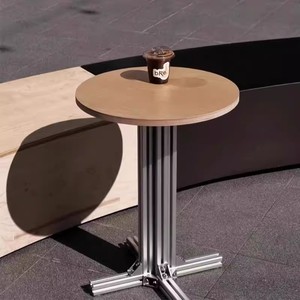 Tavolino da caffè Vintage stile costiero piccolo appartamento per il tempo libero Bar ufficio <span class=keywords><strong>tavolo</strong></span> da tè per sala da pranzo stile Influencer <span class=keywords><strong>tavolo</strong></span> da tè - Product Image 1