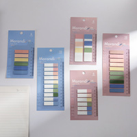 Notes autocollantes PET transparentes marqueurs de page de couleur onglets d'index de livres onglets d'annotation pour l'école