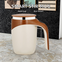 Tasse à café en acier inoxydable, électrique, magnétique, automatique et moderne, pour le mélange du café