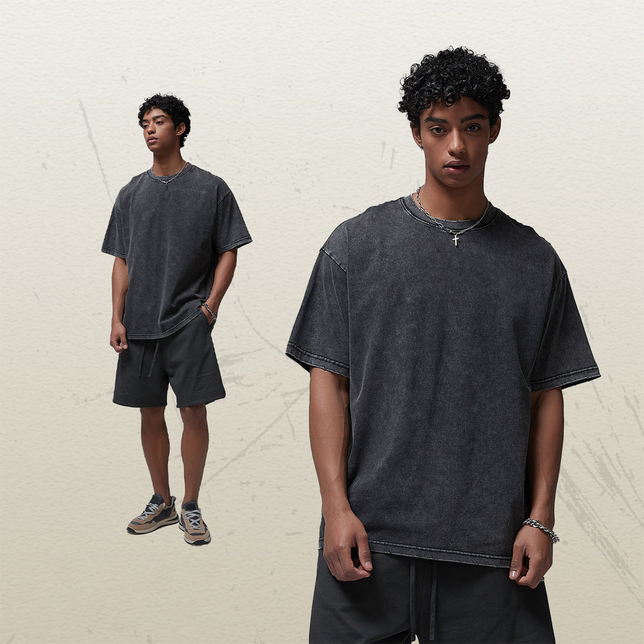 ผ้าบาติกสีดำ