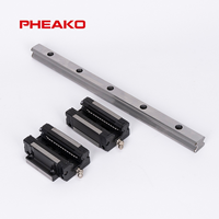 Rail de guidage linéaire CNC PHEAKO DHH45F en acier allié, longueur personnalisée, rail coulissant de haute précision durable pour machines de rapport