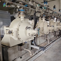Yunda SS304 Paper Double Disc Refiner 15000 L/mnt Peralatan Penghalusan Konsistensi Rendah PLC Feeding Gear Hemat Energi 380V