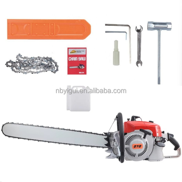 Top High Quality MS070 Heavy Duty 105CC Gas Chainsaw 36-Inch Bar Commercial Chainsaw Professional Petrol Chainsaw Big Power