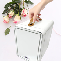Réfrigérateur Mini Maquillage Professionnel Vanace 4L avec Affichage Numérique, Portable, pour Soins de la Peau, Cosmétiques et Désinfection
