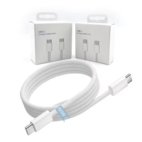 Câble de charge rapide USB-C vers USB-C en nylon tressé 60W pour iPhone 17 16 15 Pro Max Plus iPad