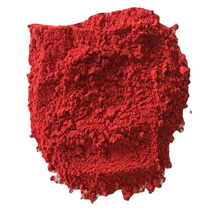 Polvo de pigmento de hormigón, óxido de hierro rojo para piedra de pavimentación de ladrillo, fabricante de China