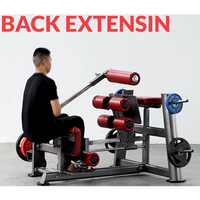 ASJ MS-634 Inverse Leg Curl/Hip Quad Commercial Fitness Equipment Gym Machine Multi Fonction Inverse Leg Curl & Back Extension
