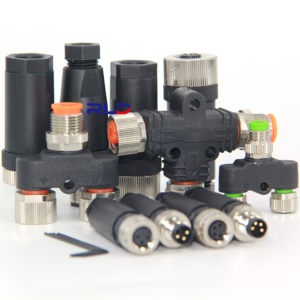 Su geçirmez fiş 2/3/4/5/6/7/8 pin IP67 IP68 kablo mühürlü düz veya sağ açı M8 M12 bağlayıcı - Product Image 2