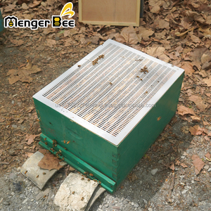 USA Market Vertical Yellow <b>Plastic</b> Bee Queen Excluder Ten Frame <b>Mesh</b> Size Apiary PP New Menger Bee Model QE-5 2 Year Warranty - Product Image 2