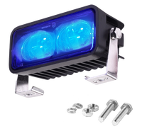 Accessoires pour chariot élévateur, lumière d'avertissement de sécurité, protection étanche IP67, support en acier inoxydable durable, lumière LED pour chariot élévateur