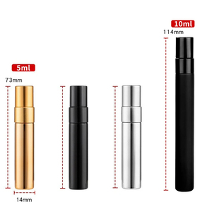 Travel Transparent Glass Perfume <strong>Atomizer</strong> 10ml Empty Spray Bottle with Screen Printing Cosmetic Container for Perfume - Product Image 2