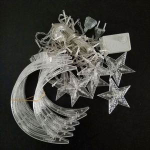 ไฟประดับม่านดีไซน์ใหม่ รูปดาวและพระจันทร์ ตกแต่งต้นไม้และบ้านหลากสีสัน - Product Image 4