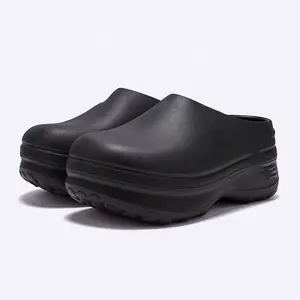 Hot Sale Women's Waterproof Platform Shoes New Fashion High Heeled For Ladies Comfortable Clogs Mules shoes For Women