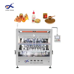 10-500ml 6-12 Heads Fill Seal Machine Cosmetic Cream Filling Machine