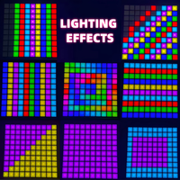 Promotion : Projecteur de scène à matrice 150W, effet de fond, gradation linéaire 16 bits 0~100% pour DJ, discothèque, mariage, spectacle, événement