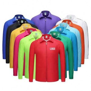 New Fashion 100%Polyester <b>Jackets</b> Men's Windbreaker <b>Jackets</b> for <b>Workers</b> or Volunteer Zipper Stand Collar <b>Jackets</b> - Product Image 3