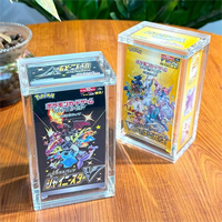 Boîte de présentation en acrylique de haute qualité, spéciale japonaise, magnétique, pour booster box