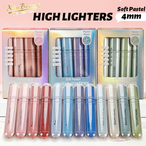 Rotulador Xin Bowen con Punta de Fibra, 4 Colores Degradados, Punta Suave Pastel de 4mm en Forma de Hacha, para <span class=keywords><strong>Graffiti</strong></span> - Product Image 1