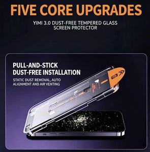 Upgraded 3.0 Dust‑Free Installation Kit Tempered Glass <b>Screen</b> Protector, Premium High‑Aluminum Explosion‑Proof Curved Full <b>Cover</b> - Product Image 4