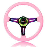 Volant de voiture de course personnalisé, volant universel, commande à distance, LOGO, matériel coloré, ODM, OEM, mm