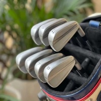Ensemble de 7 fers de golf forgés, très demandés # Fers de golf 4-9 PW à faible rotation et à lancement rapide avec shaft en acier pour golfeurs intermédiaires Course Compe
