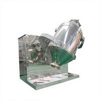 Mélangeur à tambour en acier inoxydable 3D automatique YAP WLS avec moteur à palette pour le mélange de produits chimiques secs et de poudres alimentaires