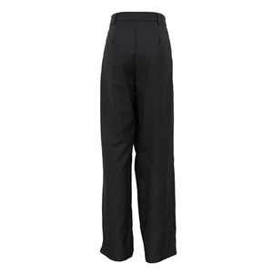 T-1944 Zipped Button-Fly Fashion Chic Design Pantalon Baggy Wide Leg <strong>Wrap</strong> <strong>Around</strong> Black Trousers Women Tailored Office <strong>Pants</strong> For - Product Image 4
