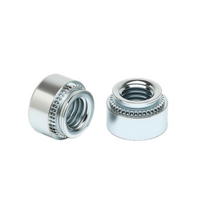 Tuercas de Presión Métricas M2 M2.5 M3 M4 M5 M6 M8 M10, Roscado Derecho, Grado B, Nivel 8.8, Acero al Carbono, Recubrimiento de Zinc Azul/Blanco - Product Image 4