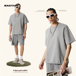 Camisetas Vintage de Diseño Personalizado S2505 para Hombre, 100% Algodón, 285g, Peso Pesado, Hombros Caídos, Estampado Personalizado, Dobladillo sin Rematar, DTG - Product Image 2