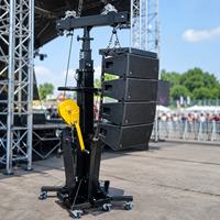 Support de levage robuste à manivelle pour enceintes Line Array, réglable, en fer, modulaire, installation rapide pour le support