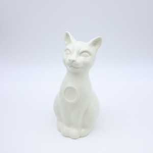 Urns için toptan el yapımı <span class=keywords><strong>pet</strong></span> özel zanaat yüksek kaliteli seramik beyaz kedi sake mation kremasyon <span class=keywords><strong>urn</strong></span> - Product Image 3